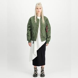 🕓 Alpha Industries | MA-1 Flight Jacket |  Reversible | Sage | XS